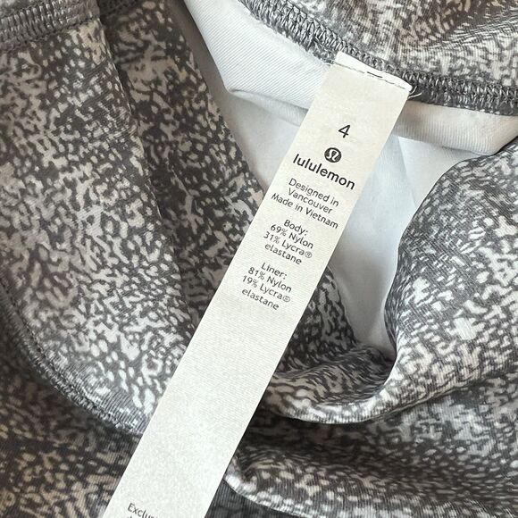 Lululemon Women 4 Wunder Under High-rise Gray/Black Heather Capri - Picture 5 of 6